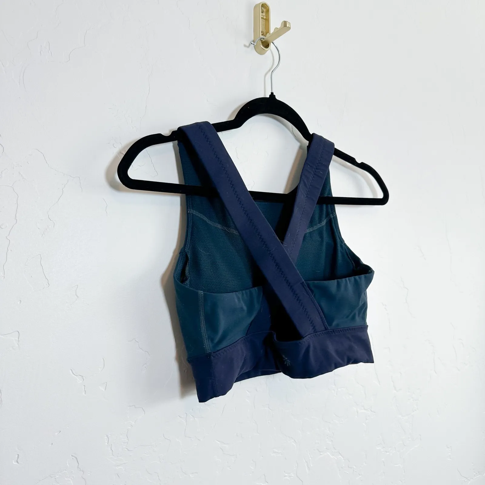 Athleta | Deep Breath Bralette Athletic Cross Back Sports Bra in Coastal Blue - Image 5