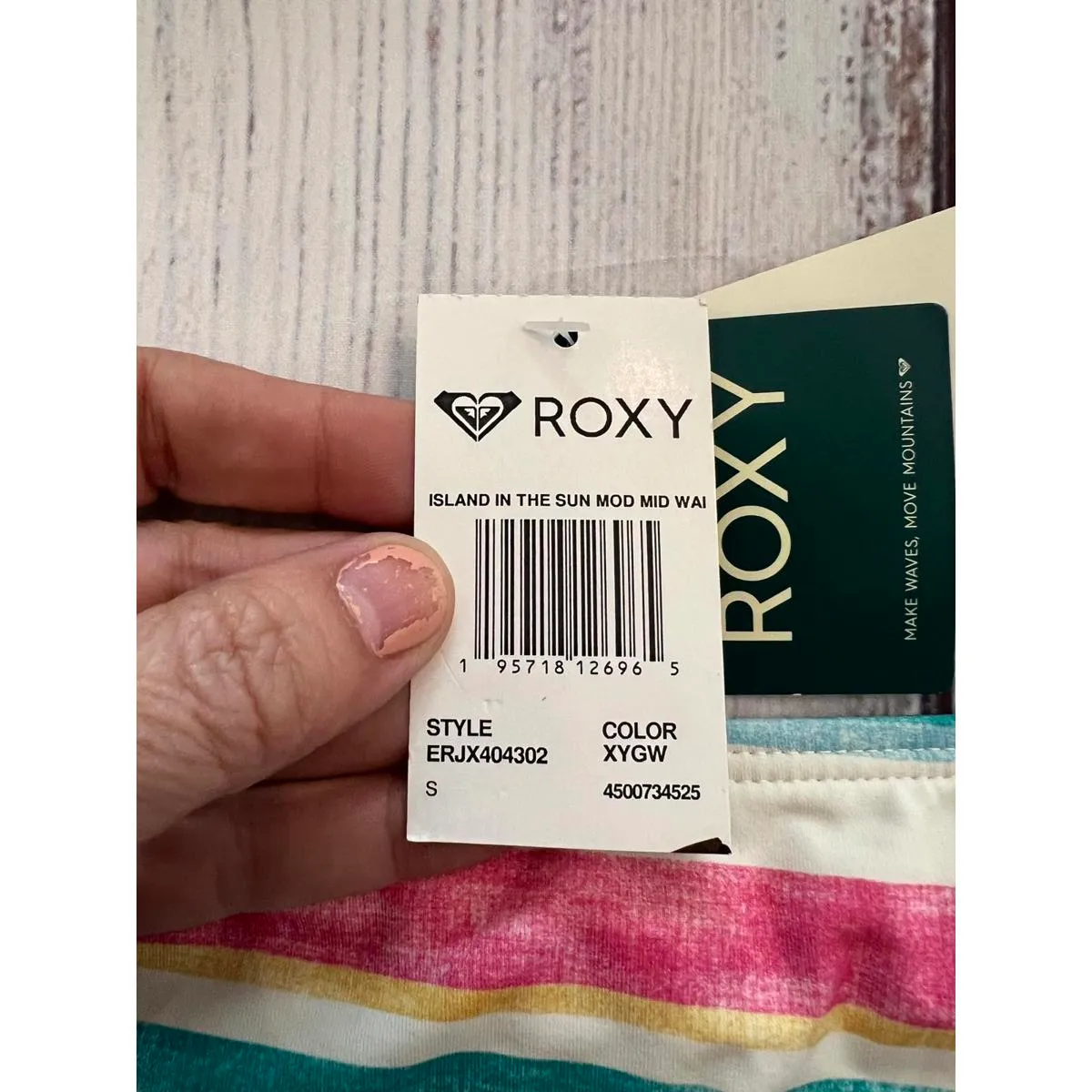 Roxy Island in the Sun Swim Bottom - Size S - Image 4