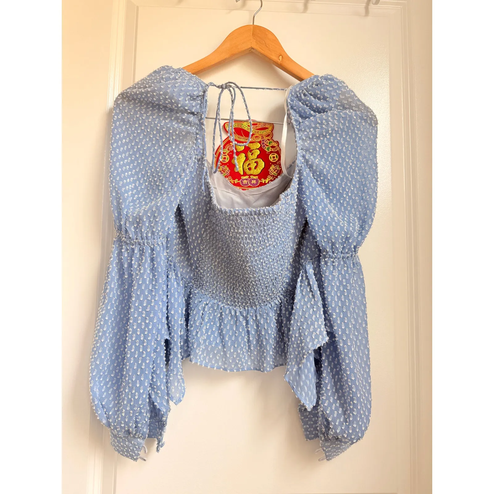 Song of Style Clara Top Small Casual Date Europe Trip Vacation‎ Chic Blogger Fav Blue - Image 5