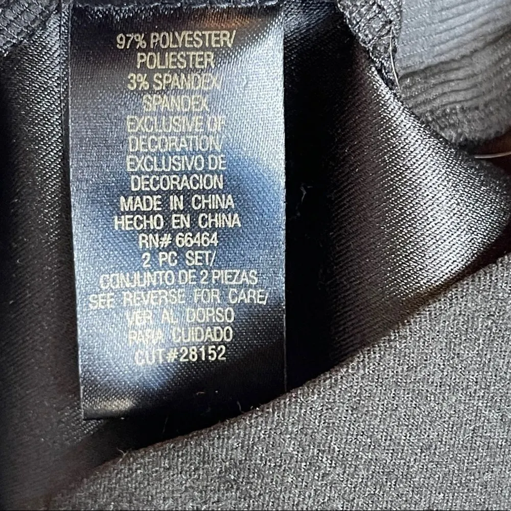 Vintage Studio I Petite‎ Pants Set Black Size 12P - Image 12