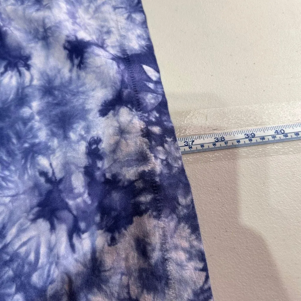 Old Navy NWT Vintage Tie-Dye T-Shirt Shift Dress Size Medium Blue‎ & White - Image 12