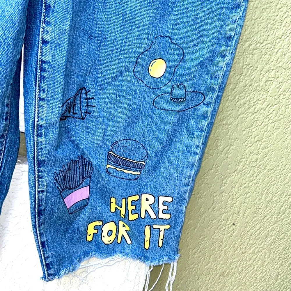 Wild Fable Women's Jeans Super High Rise Wide Leg Cropped Jeans - Image 8