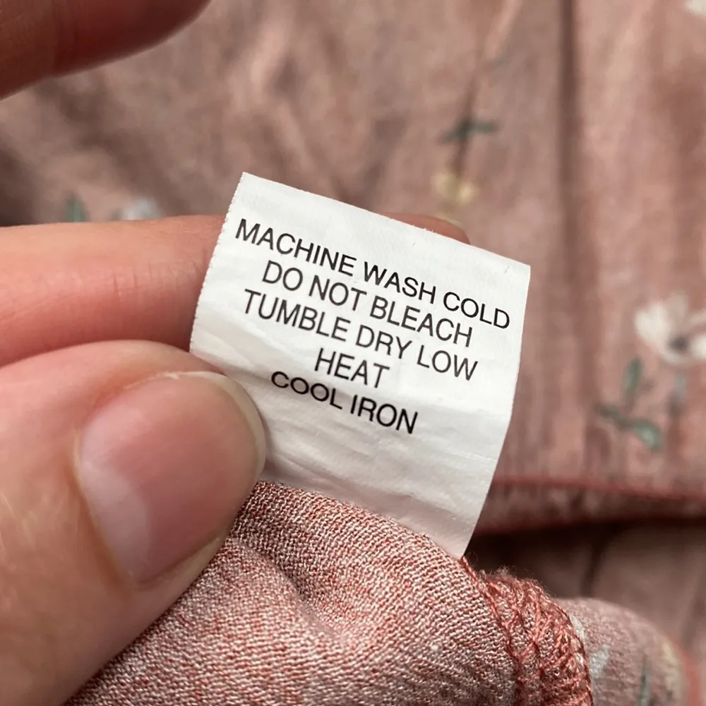 L.A. Hearts Pac Sun smocked floral boho crop blouse, size small - Image 7