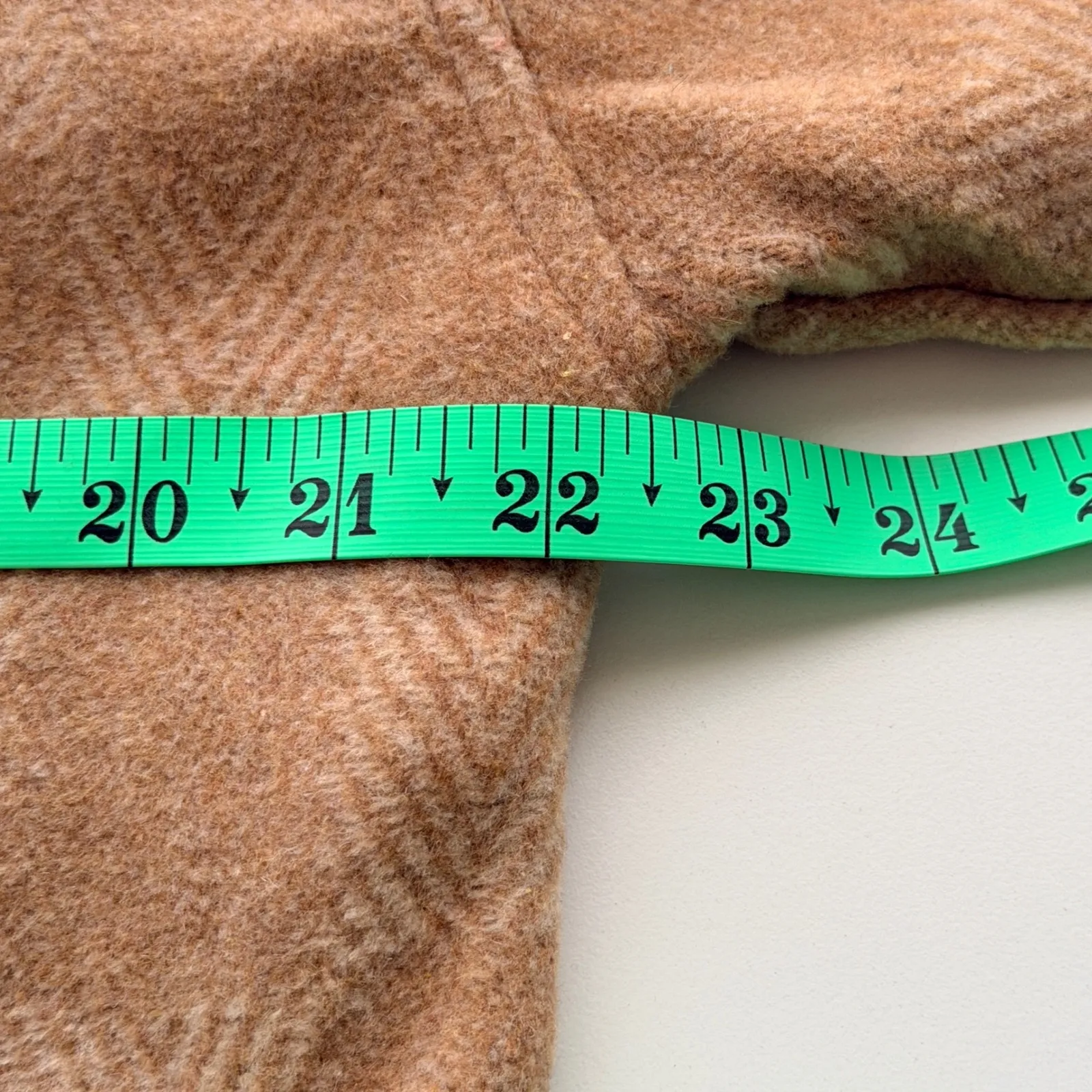 Emory Park The Corral Jacket Sz Sm Tan Textured Button Front Shacket - Image 10