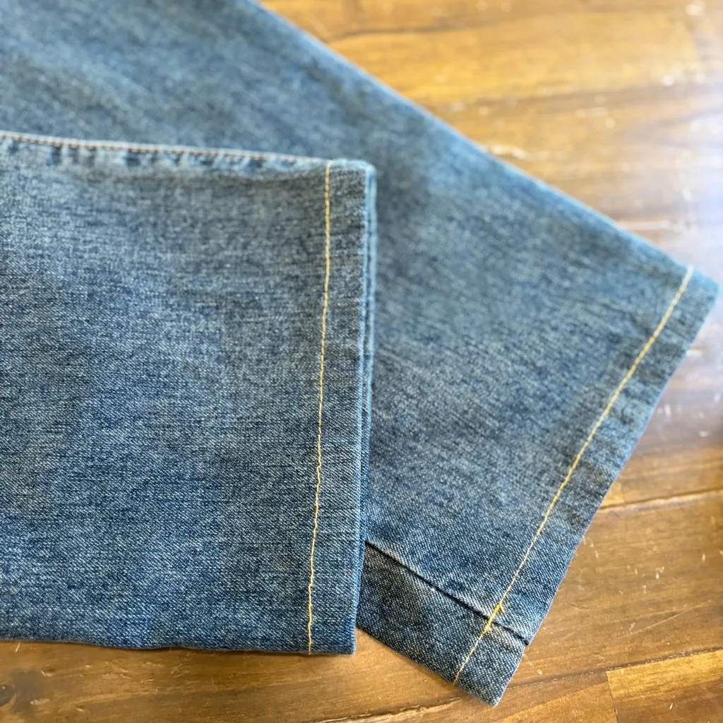 St John Sport Straight Leg Jeans USA Vintage Womens 0 Mom Jean High Waisted - Image 11