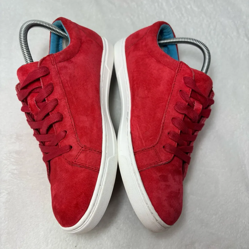 UGG Karine Tango Red (TNGO) Suede Wool‎ Women Sneaker 1015044 Size 9 - Image 7