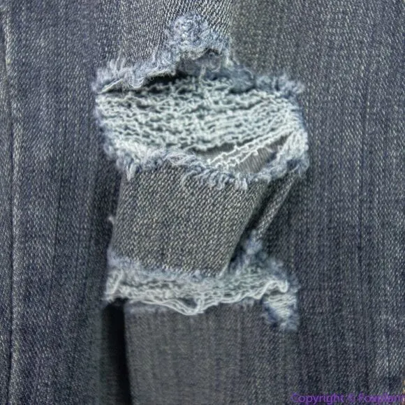 NEW PAIGE Women's Maternity Verdugo Ankle Nia‎ Destructed  Skinny Jeans, 29 - Image 9