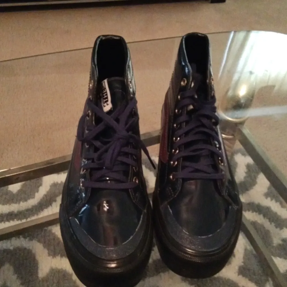 Vans Sk8 HI 138 Decon Alex knost Patent leather in Dress blue size 8 women - Image 2