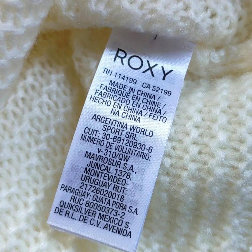 Roxy Boat Neckline Ivory Sweater - Image 9