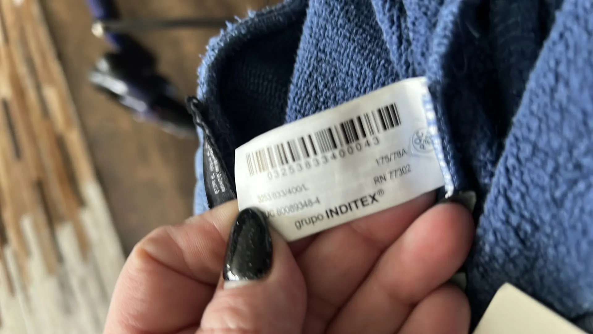 ZARA Wide-Leg Joggers Light Blue - Image 9