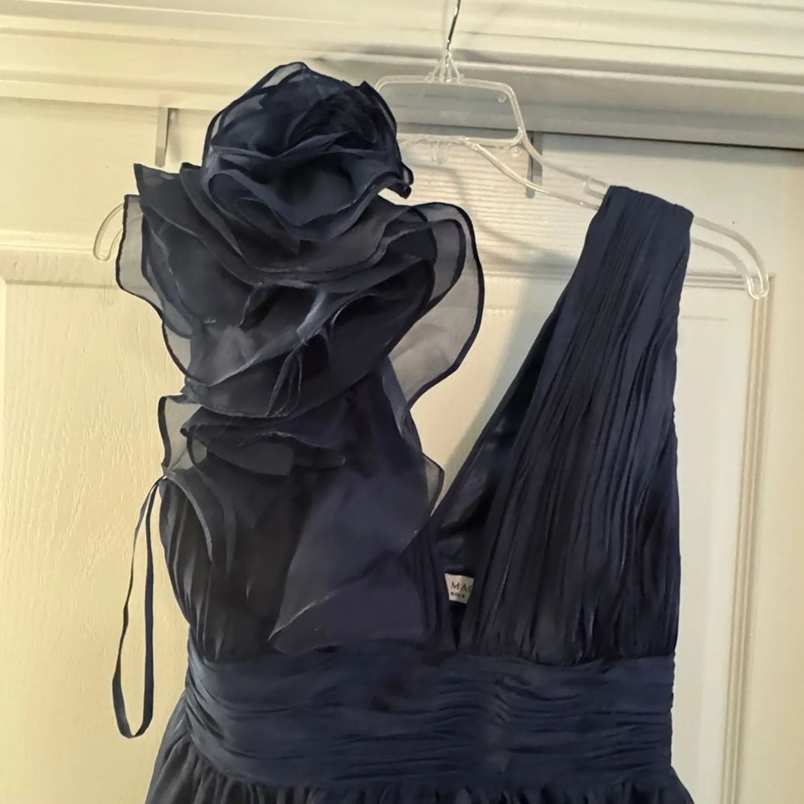 MAC DUGGAL 49494 A Line Cocktail Tea Length Dress Size 8 New w/ Tag MSRP $398 - Image 5