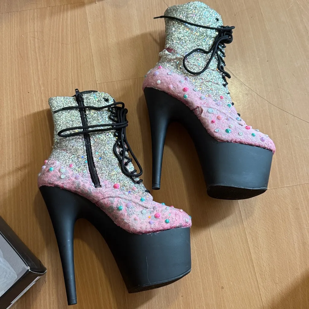 Dolls Kill Custom  pleasers - Image 3