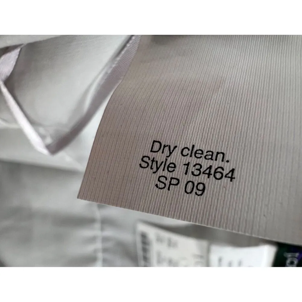 J Crew Y2K Skirt Women 0 Light Gray Sateen Tiered Pleated A Line Preppy Academia - Image 10