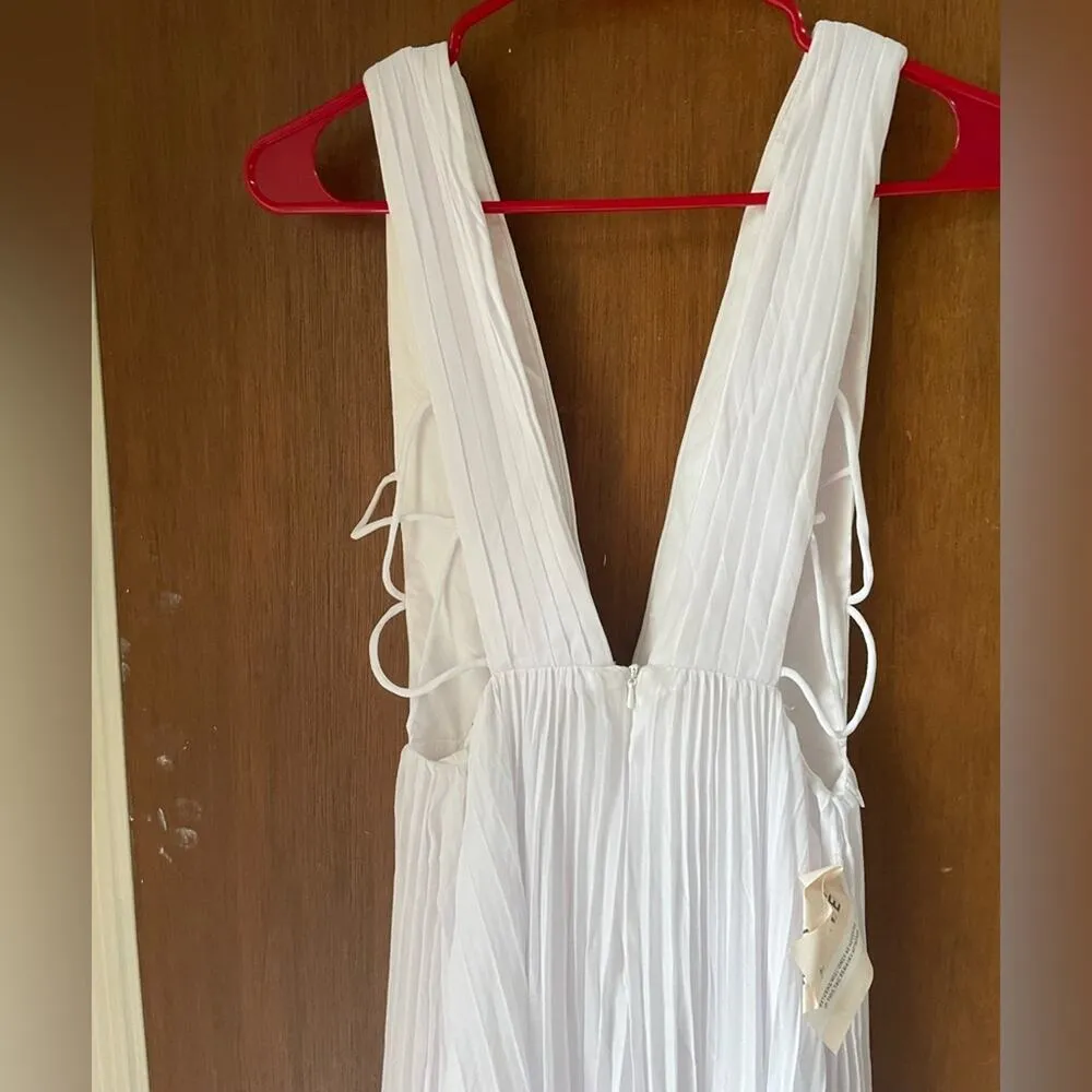 Fame & partners white Allegra maxi gown - Image 9