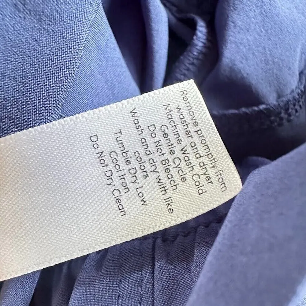 Athleta Women's Size 10 Skyline Pant Paperbag Waist Blue 292915 Work Casual - Image 8