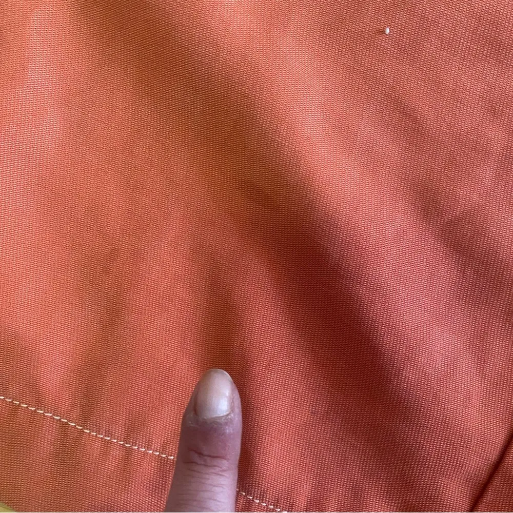 Anthropologie Orange Preppy Career Coastal High Rise Wide Leg Trousers 0 - Image 3