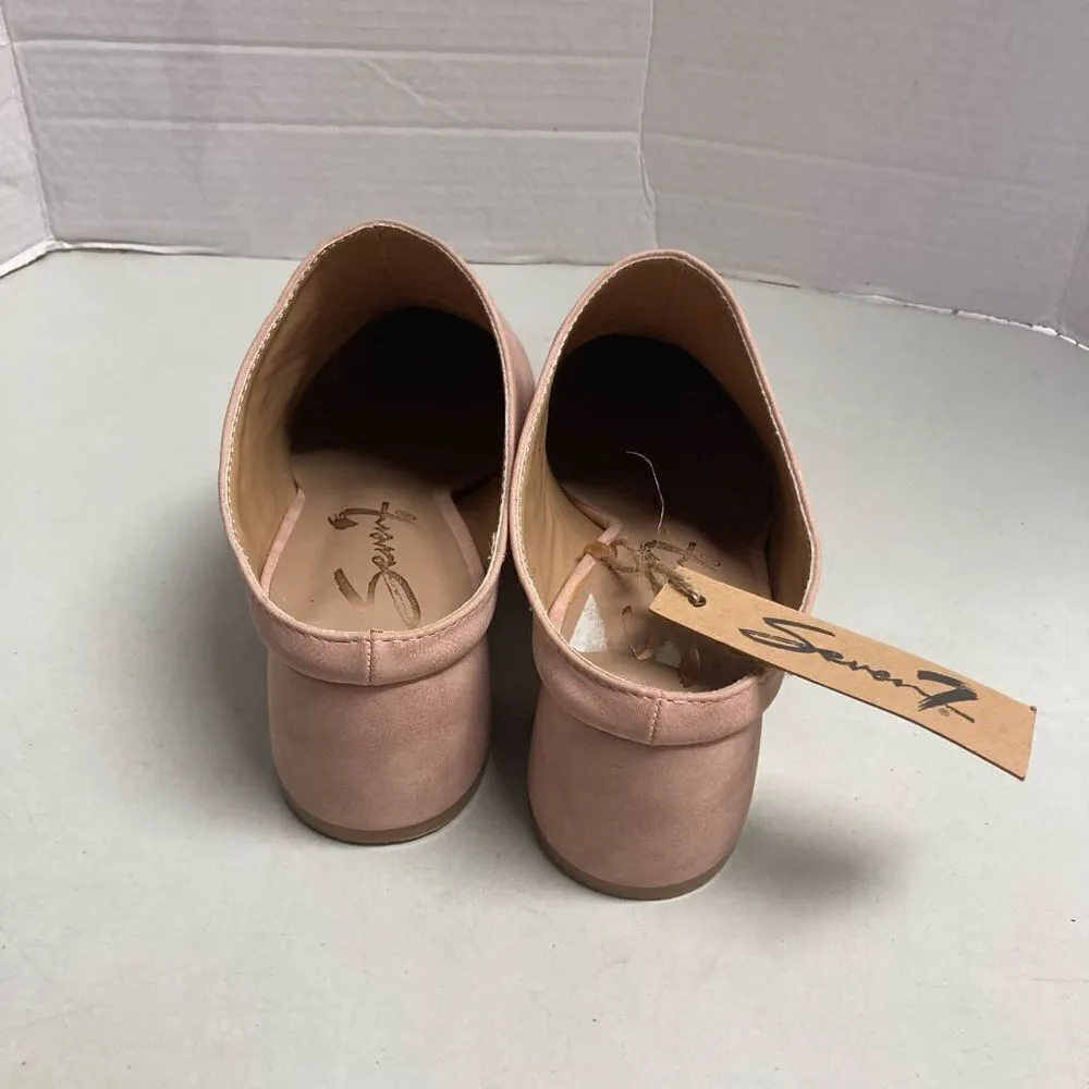  ‎SEVEN7 Monica Mule Blush Size 10 - Image 7