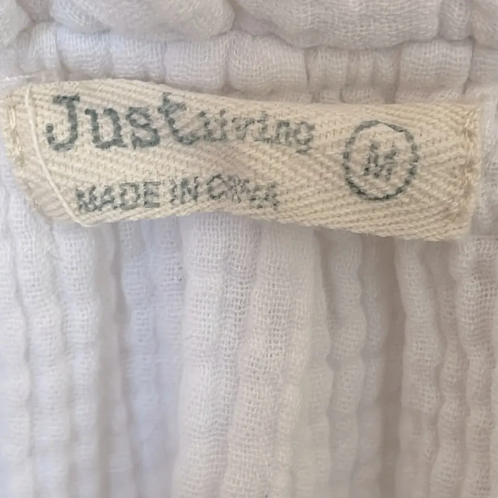 Just Living Crinkle Gauze Top Medium - Image 3