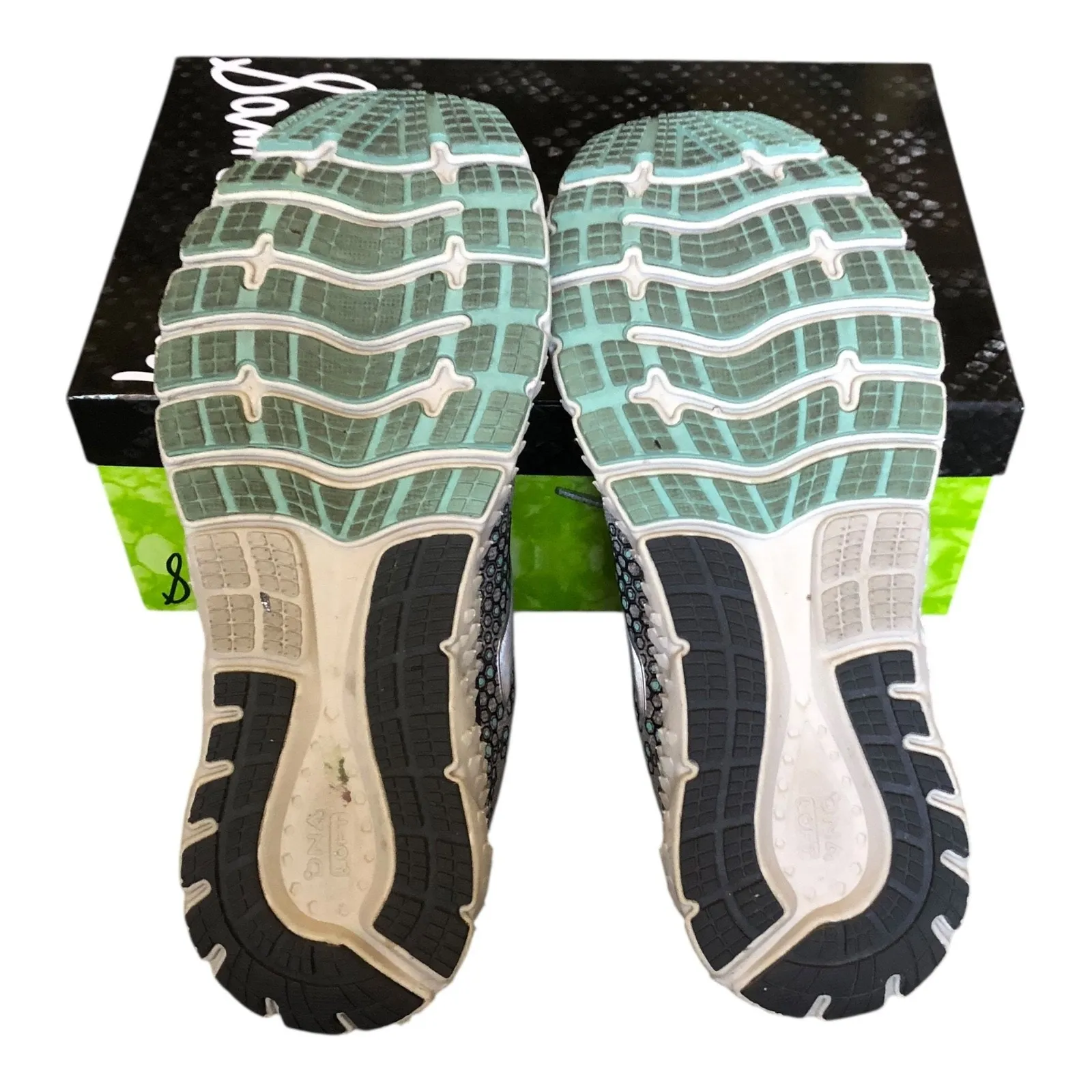 Brooks Glycerin 17 Gray Low Top Lace Up Running Shoes Women's Size 8 US - Image 2