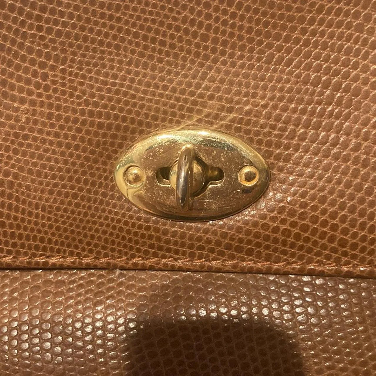 Light Brown Alligator Bag - Image 4