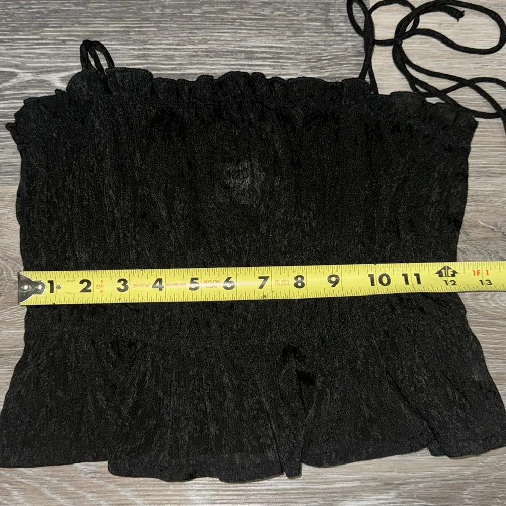 Princess Polly Black Lace Crop Top - Image 6