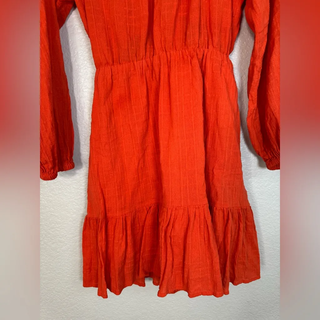 LSPACE Feelin Fine Dress With Cutouts Poppy Red Size Small Coverup $143 - Image 11