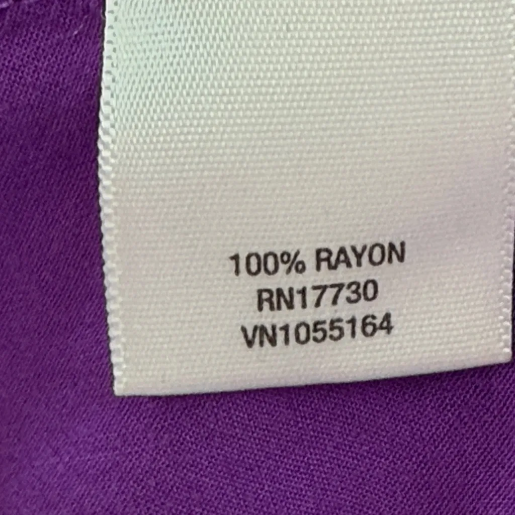 Converse Purple Sleeveless V Neck Dress Womens Large - Image 11