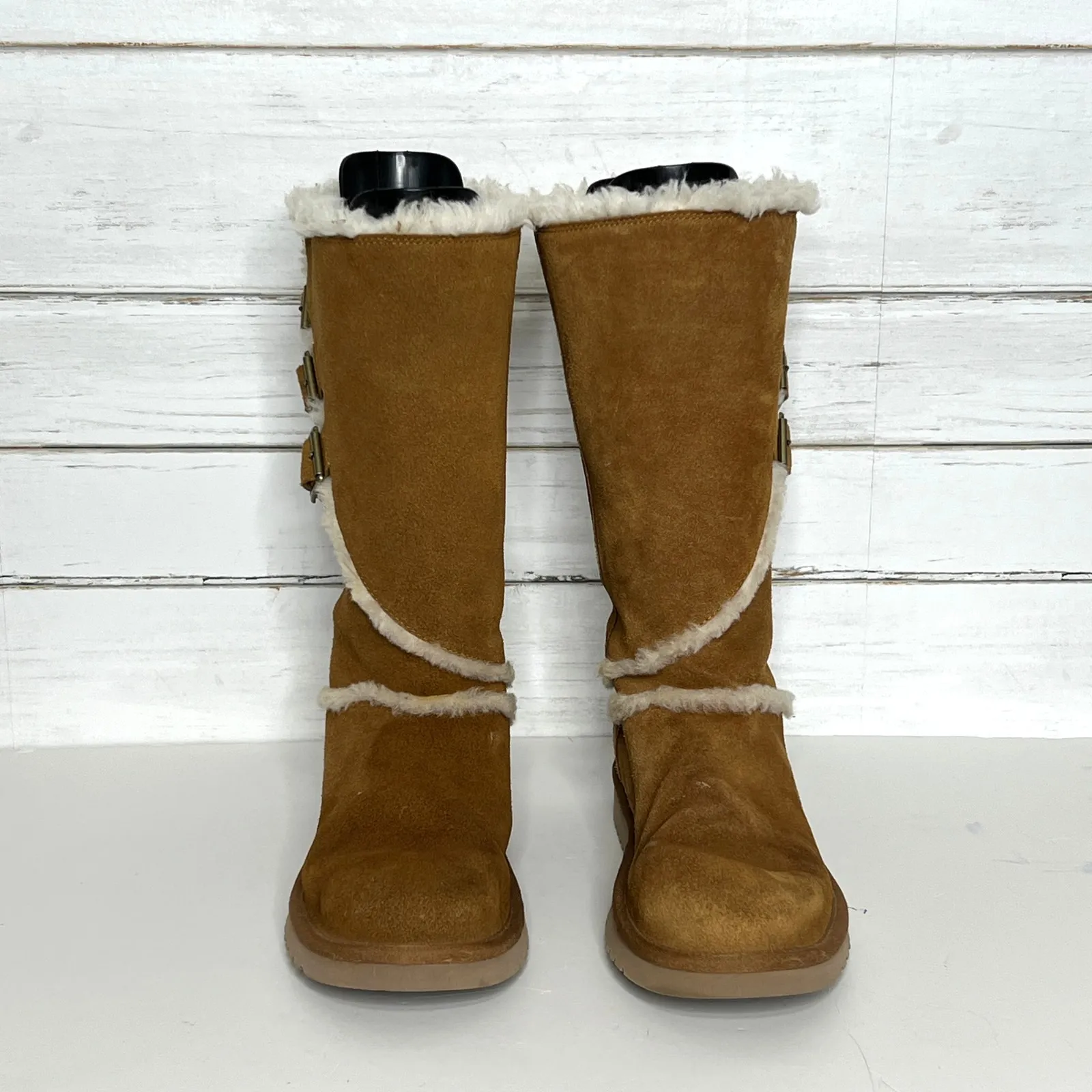 Koolaburra by UGG Women's Victoria Tall Bow Boot Shoe Size 10 Brown - Image 2