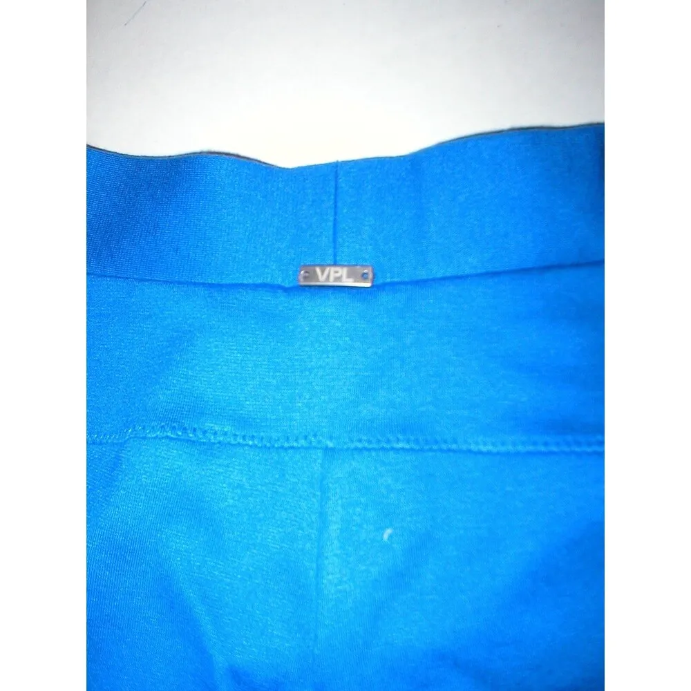 NWT New Womens VPL Femur Leggings Pants Yoga M Royal Blue Gym Run High End USA Size M - Image 9
