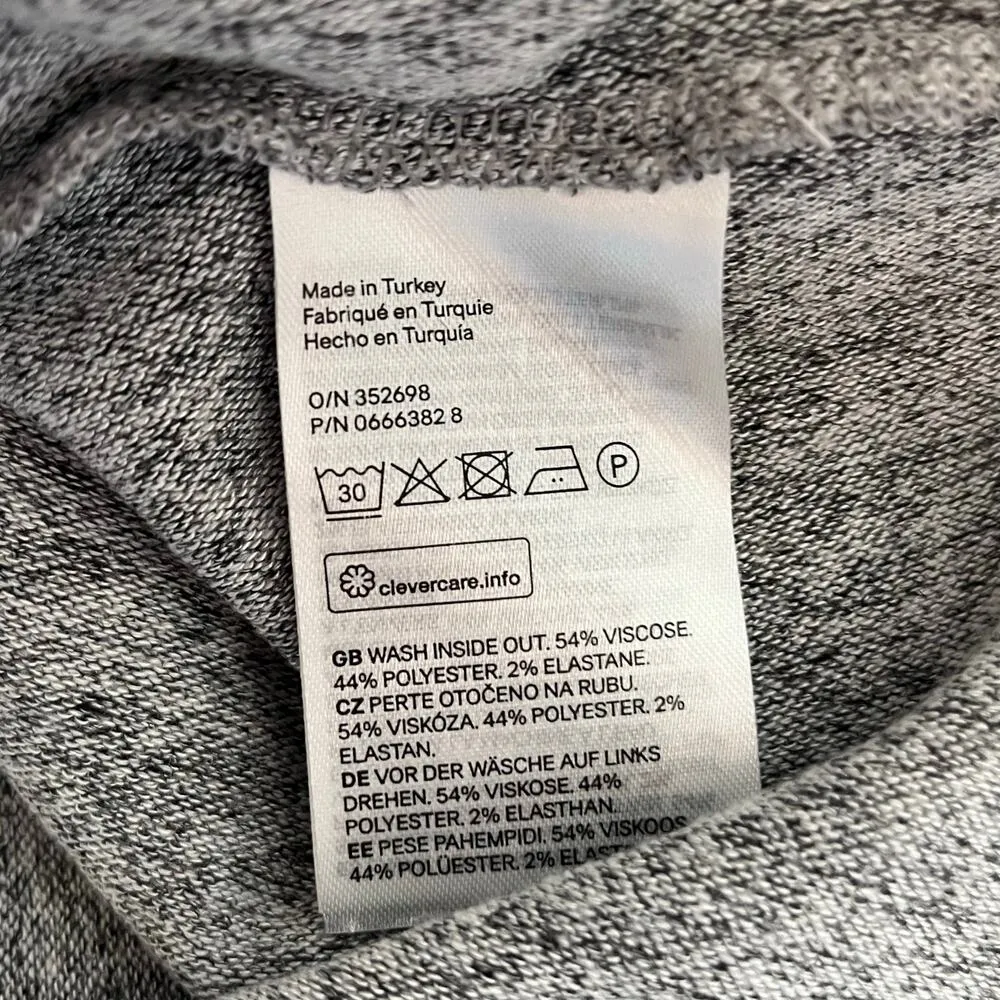 H&M Gray Heather Dolman Sleeve Sweater - Size S - Image 6