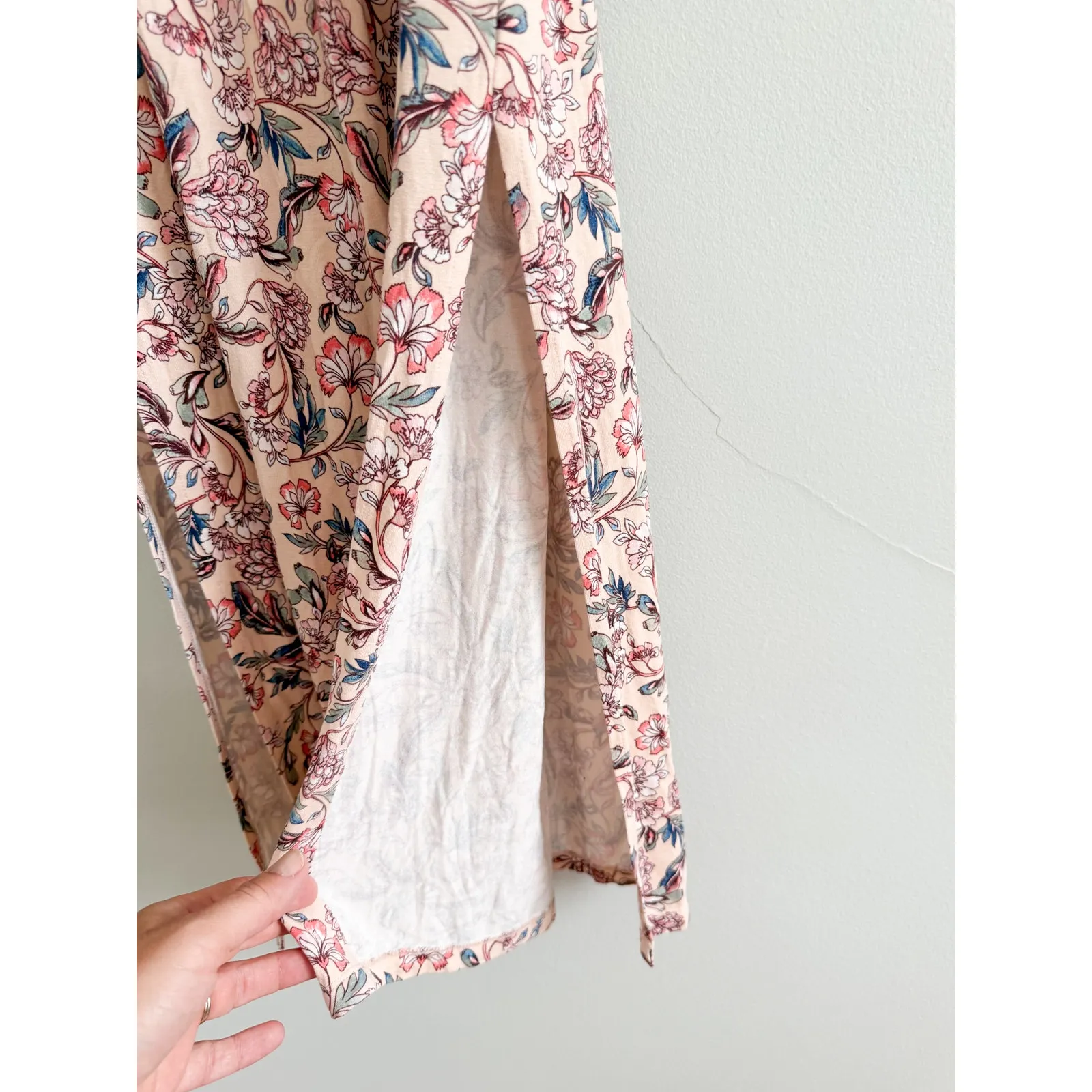 Lauren Ralph Lauren | Pink Floral Viscose Maxi Dress | Sz XS - Image 4