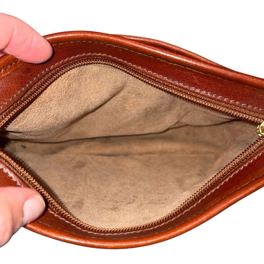 Vintage Brahmin Basketweave Crossbody Purse Bag - Image 9