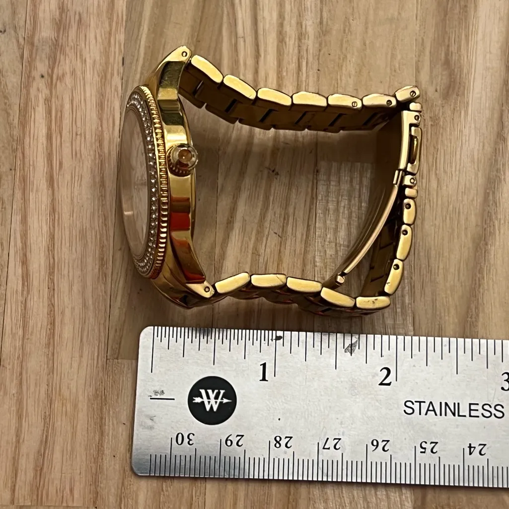 Bulova Ladies Watch Rose Gold-Tone White Silvery Dial Day Date Quartz 97N101 - Image 12