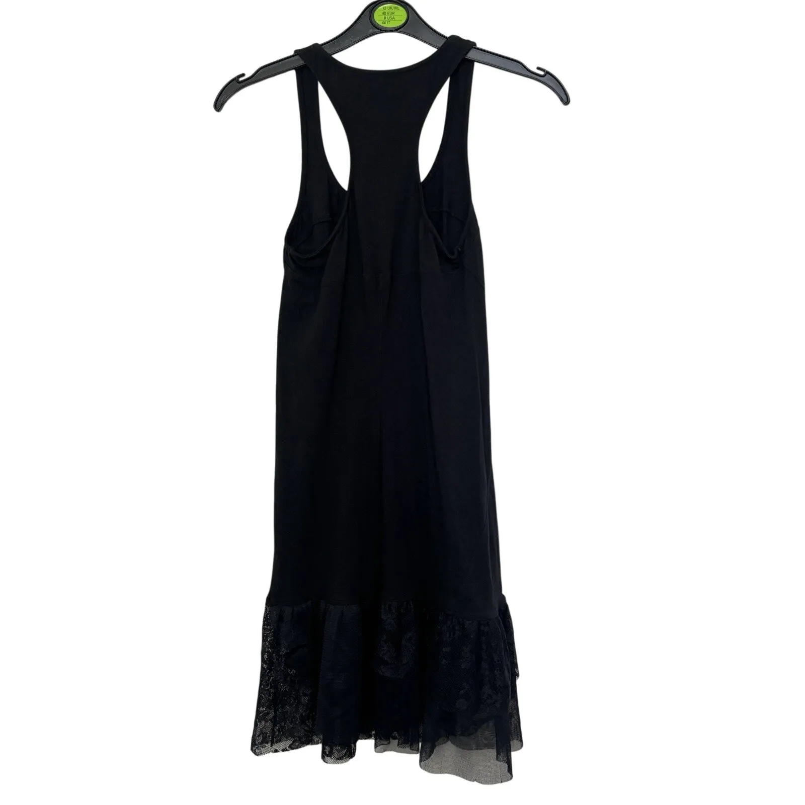 Free People Intimately Black Lace Mini Dress Size XS Whimsigoth Fairy Grunge - Image 3