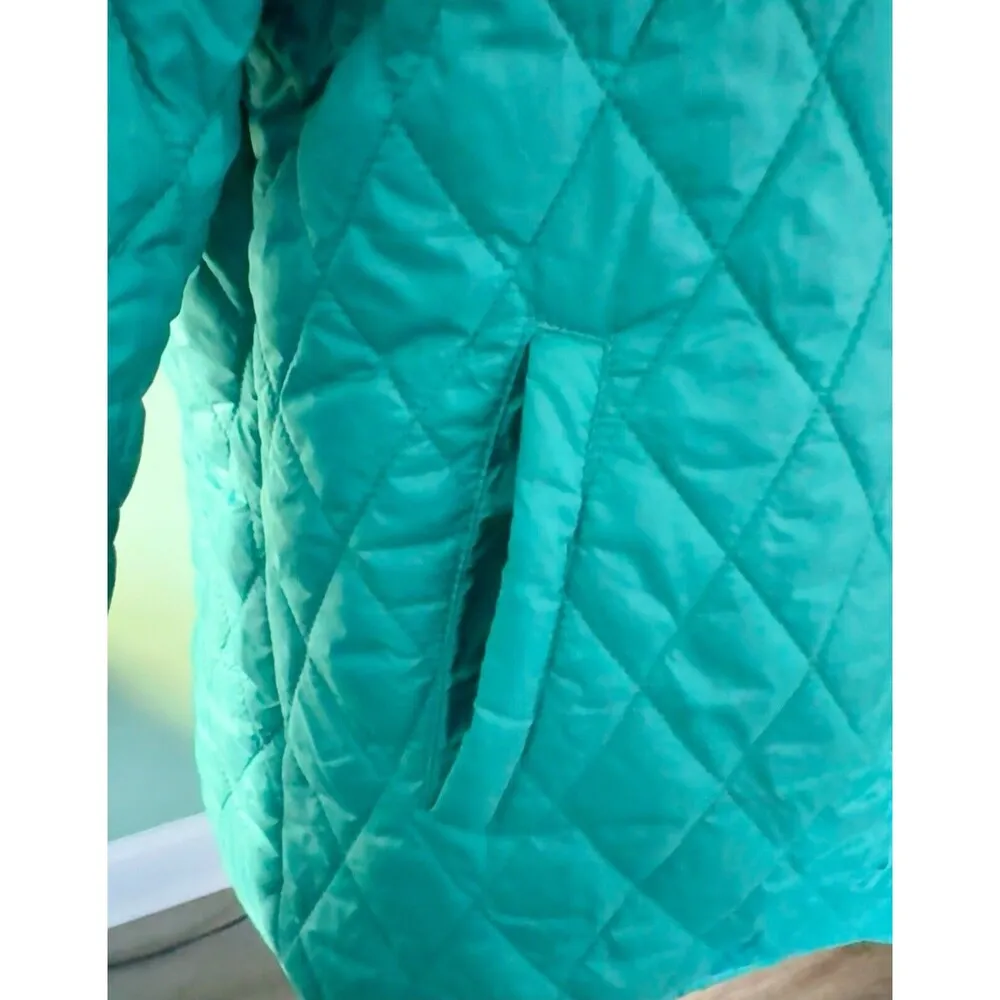 NWOT Oakley Quilted Puffer Jacket - Women’s Medium - Teal Green - Image 3