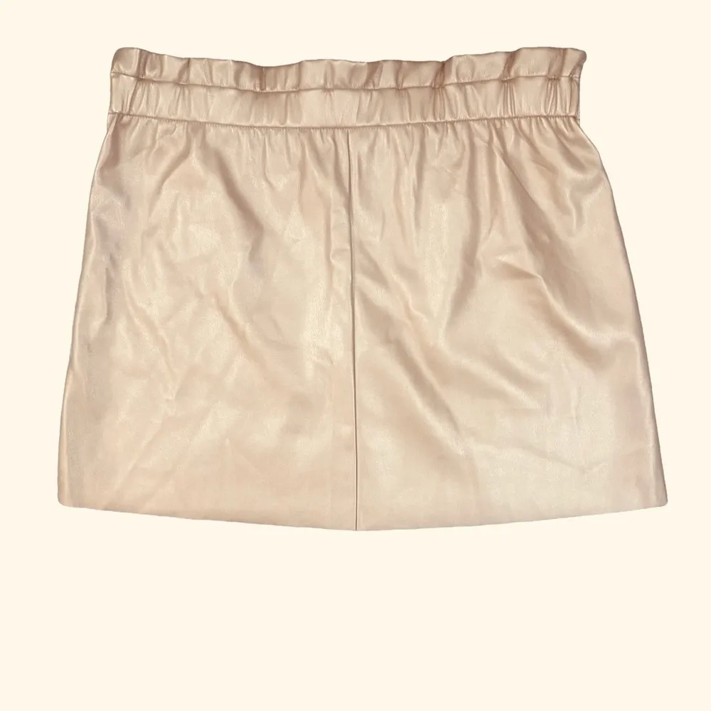 NWT Lt Pink Metallic Cyber Punk Y2K Skirt Glam Grunge Coquette Fairy BohoChic - Image 2