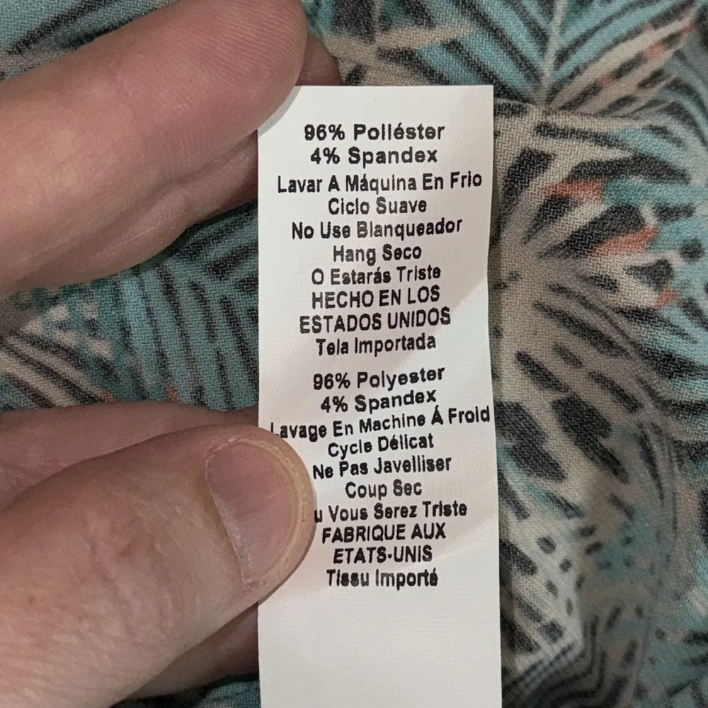 LuLaRoe Fern Palm Print Maxi Skirt Polyester Women’s Size XS Extra Small 2-4 - Image 9