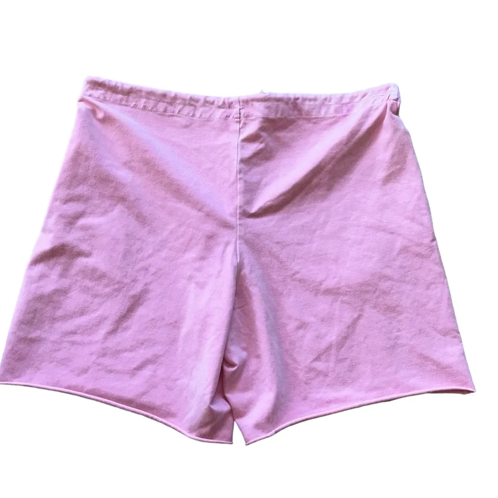 NWOT Intimately By Free People Pink Cotton Relax Fit Bermuda Short XS - Image 4