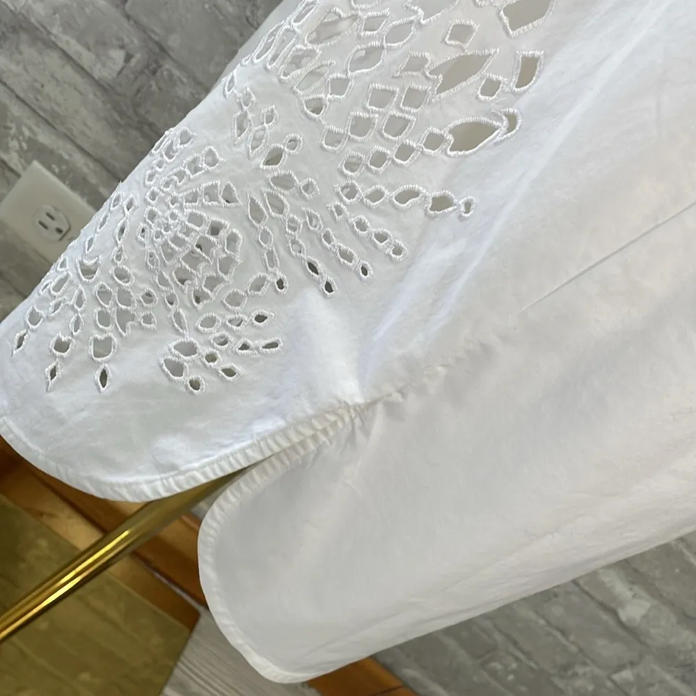 White House Black Market White Poplin Shirtdress - Image 5