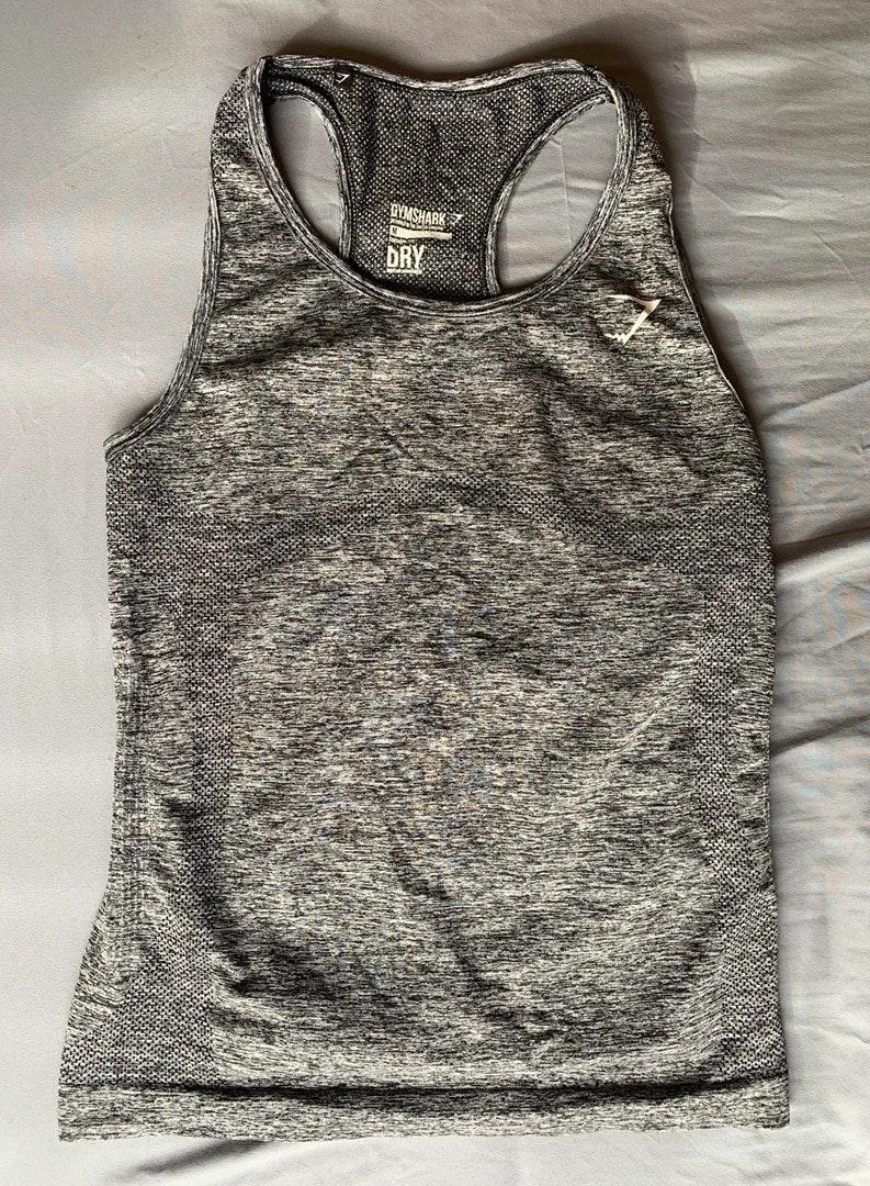 Gymshark Gray Workout Tank - Image 3