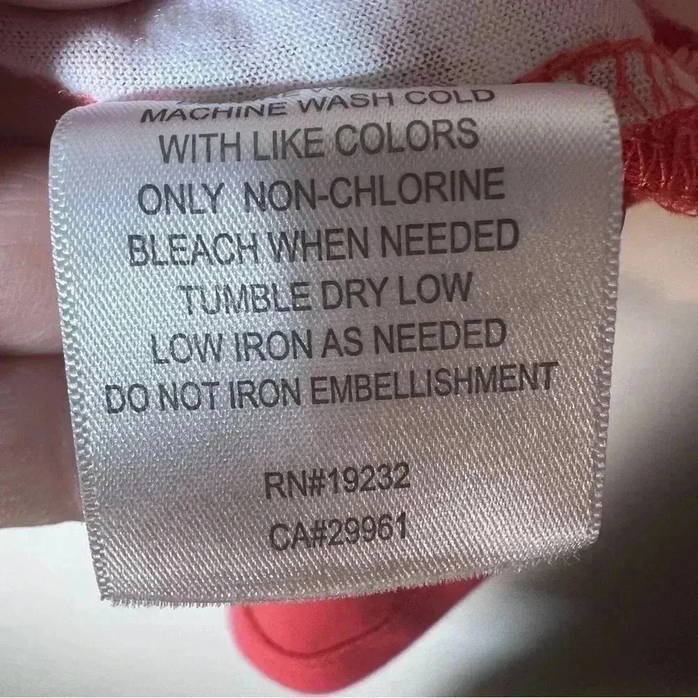 Alfred Dunner tops women's harvest fall orange chevron short sleeve knit size L - Image 9