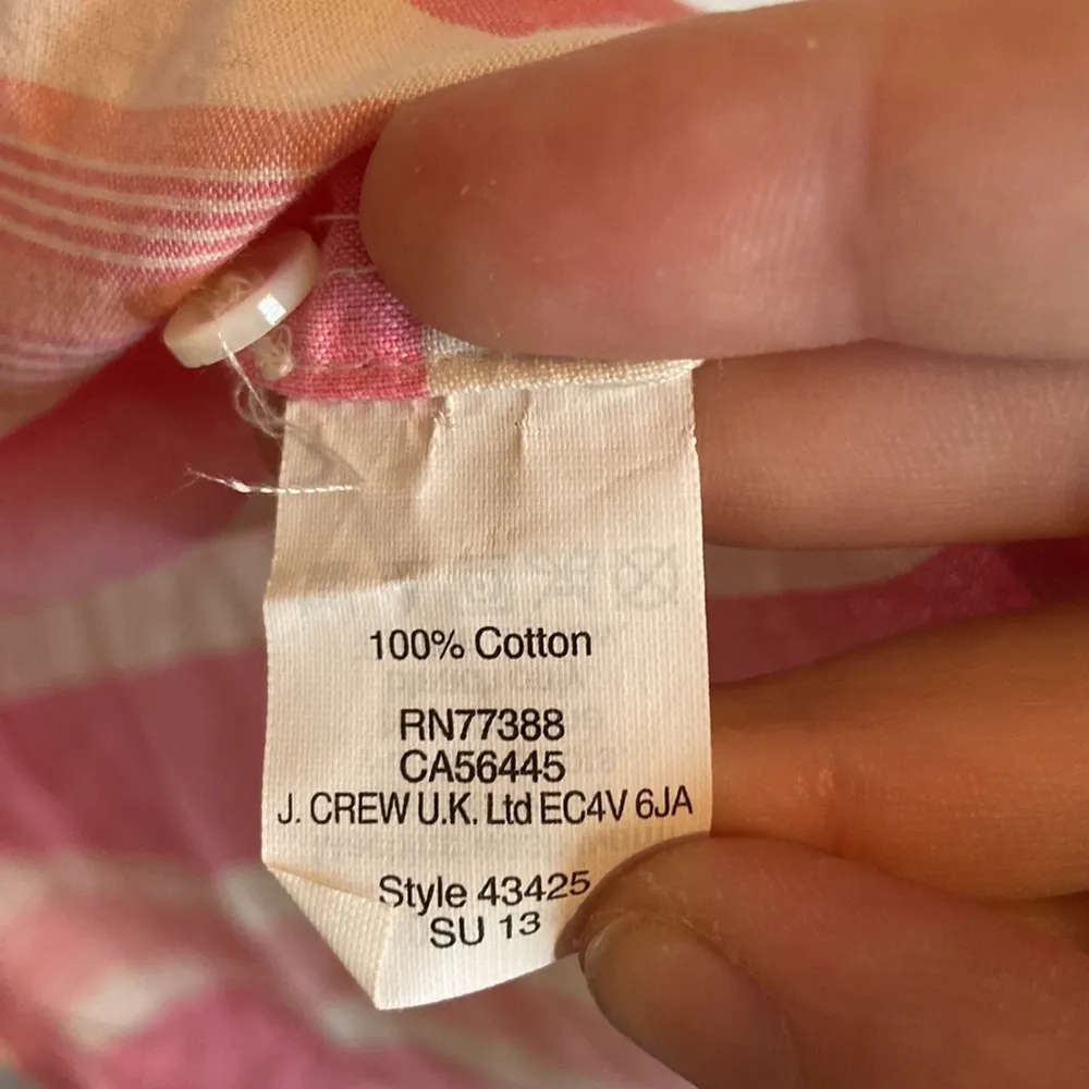 J.crew multistripe popover pink 43425 - Image 3