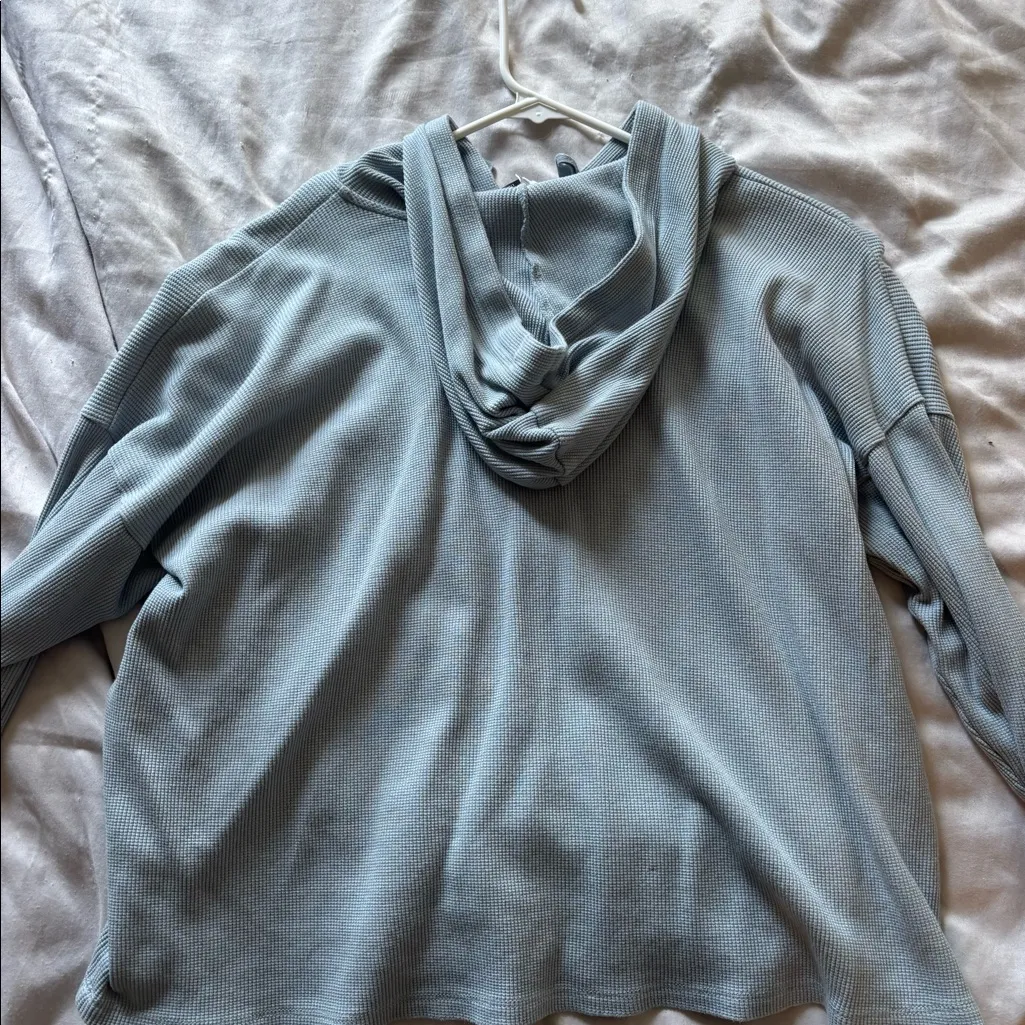 Eileen fisher light blue hoodie - Image 3