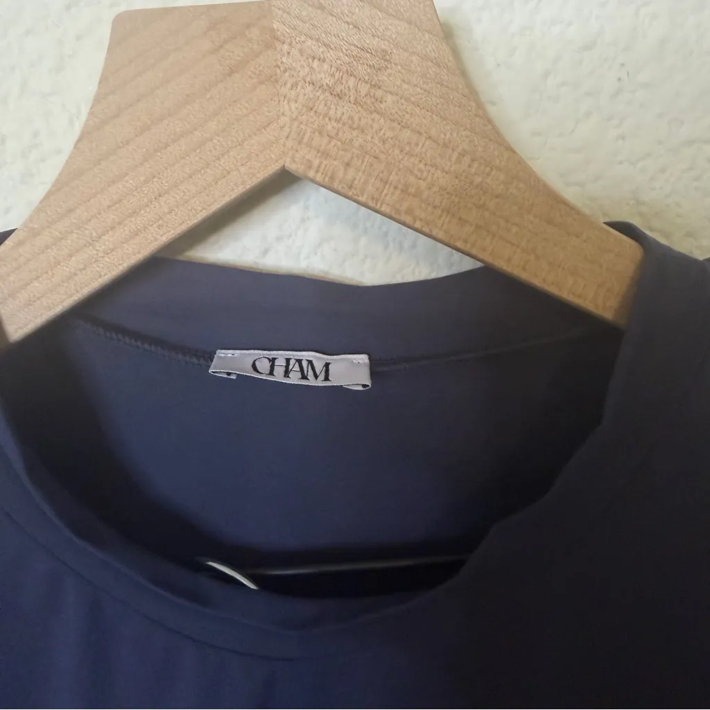 CHAM The Cher Long Sleeve Cut Out Dress Navy Womens Size XL / XXL Blue - Image 7