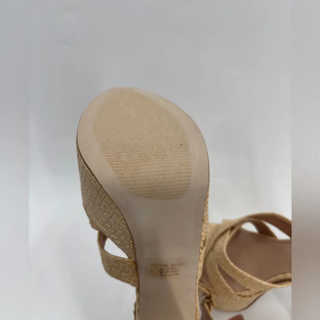 Steve Madden Quinlyn Raffia Platform Block Heel Women’s Sandals - Image 9