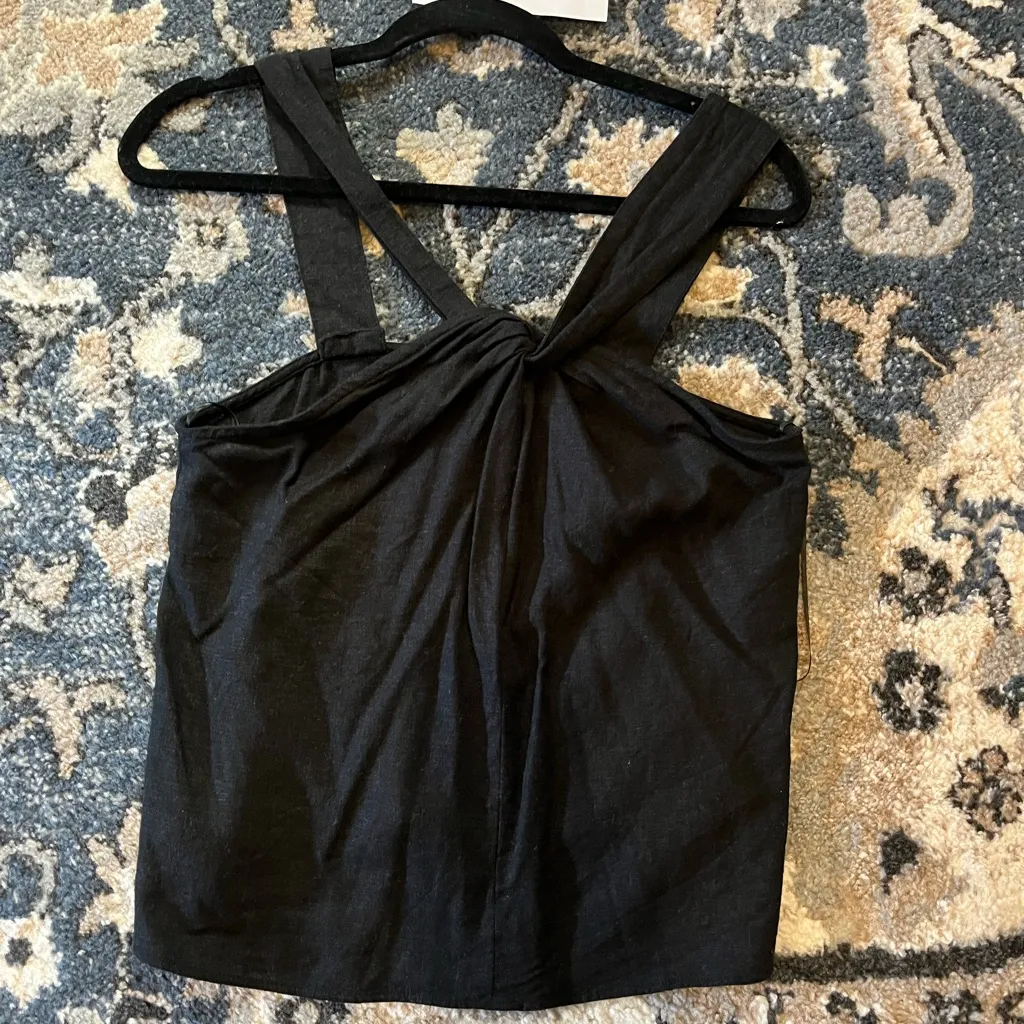 Banana Republic Linen-Blend Twisted Halter Top - Image 2