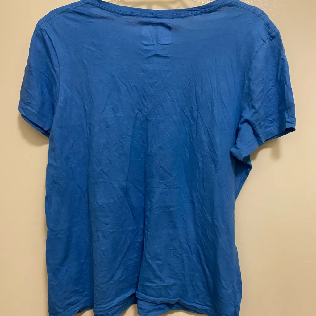 Captivating Brand Womens UCLA Bruins Tee T Shirt L Large 40” Blue V Neck College - Image 5