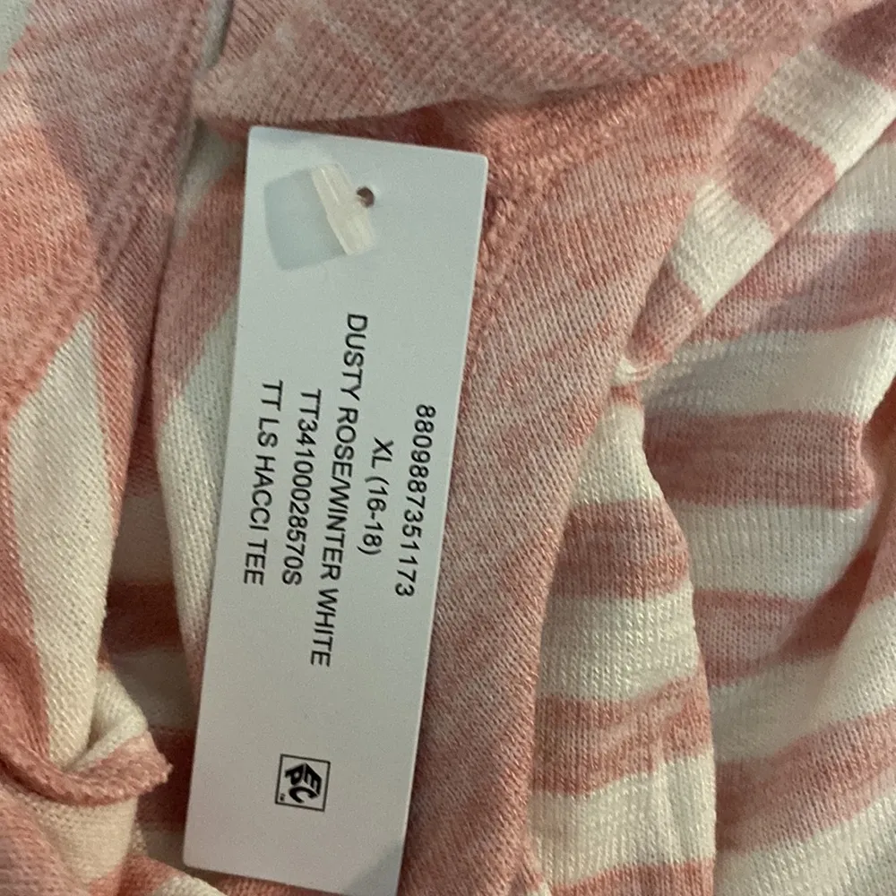 Time and Tru women pink and beige long sleeves new size XL - Image 6