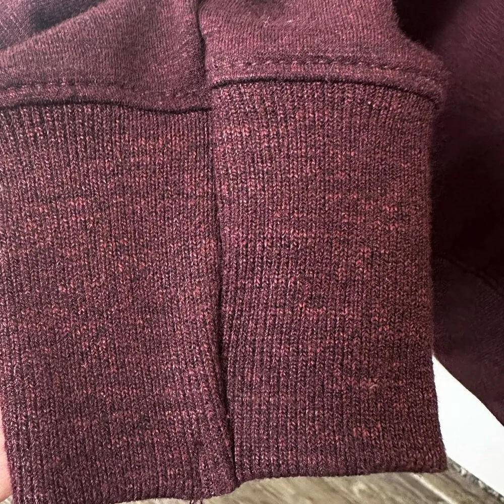 Sundry burgundy Je’Taime embroidered sweater - Image 11