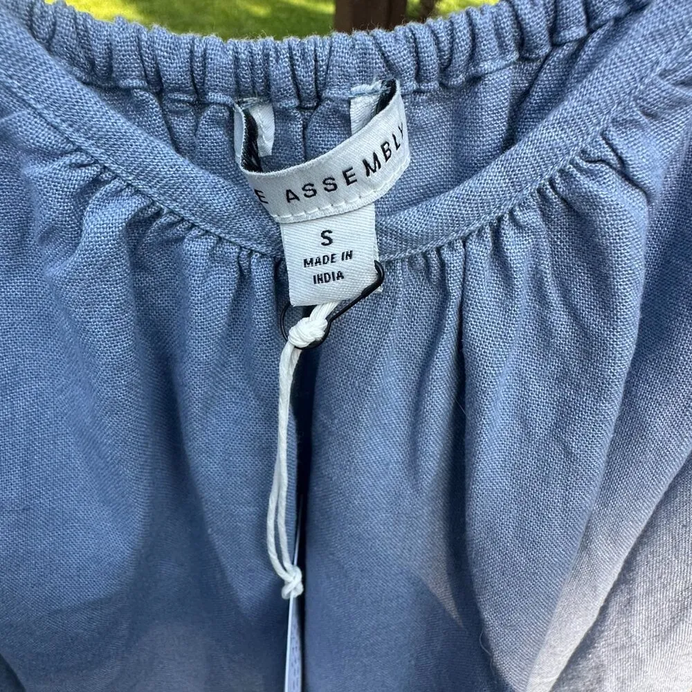 S Free Assembly Dress NWT Blue - Image 2